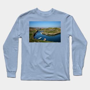 Seaton Sluice harbour Long Sleeve T-Shirt